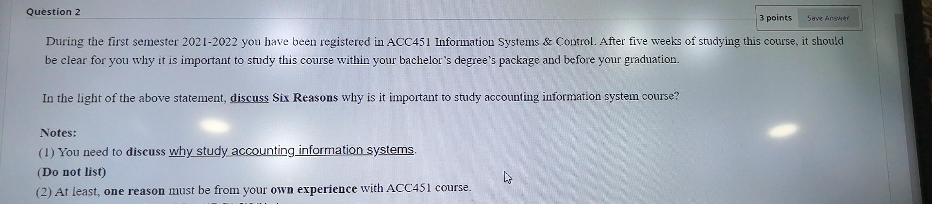 short answers please. Question 2 3 points Save Answer During the