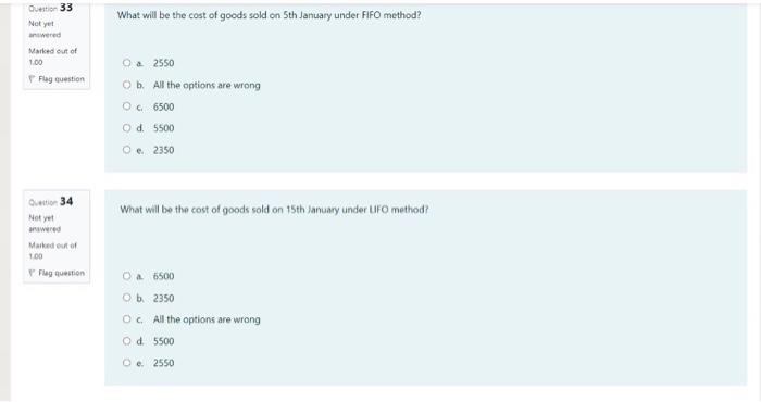 Corporation had a beginning inventory of 400 units R010 per unit. They