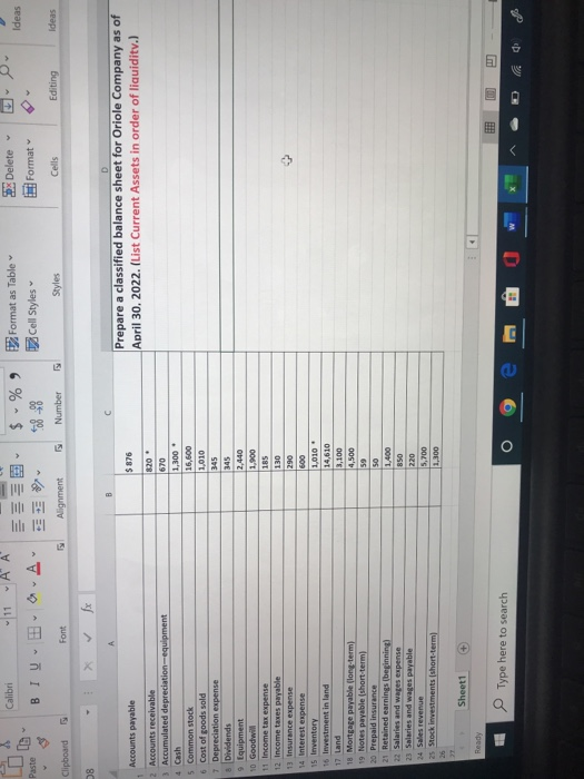  ) Calibri 11 A A . BI BarA-E Font Alignment Ideas