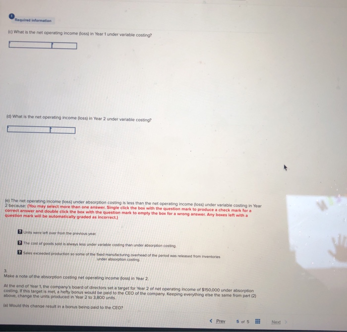 2 3 Data 4 Selling price per unit 5 Manufacturing costs: 6