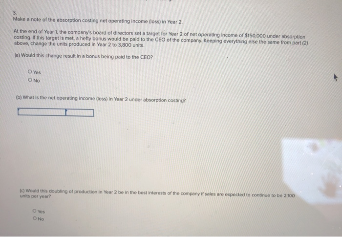 Variable per unit produced: 7 Direct materials Direct labor Variable manufacturing overhead