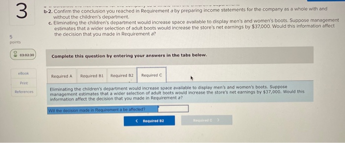 of the women's department has six employees, and the manager of the