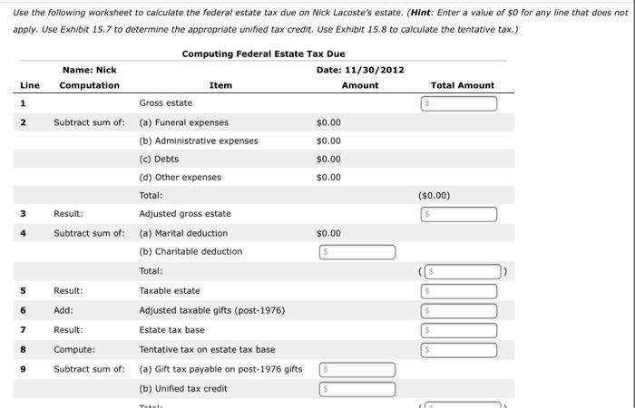 leaving an estate of $24,000,000. Nick's wife died in 2009. In 2009,