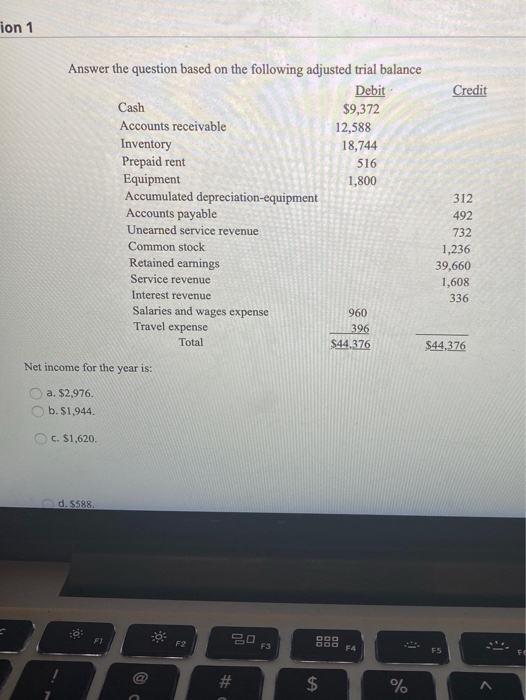  ion 1 Credit 3 516 Answer the question based on the