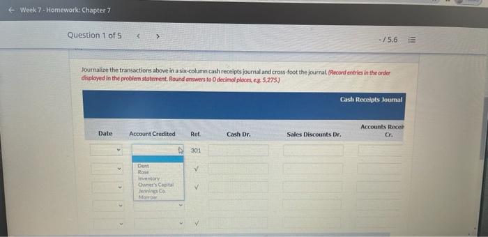 101 Cash 401 Sales Revenue 112 Accounts Receivable 414 Sales Discounts 120