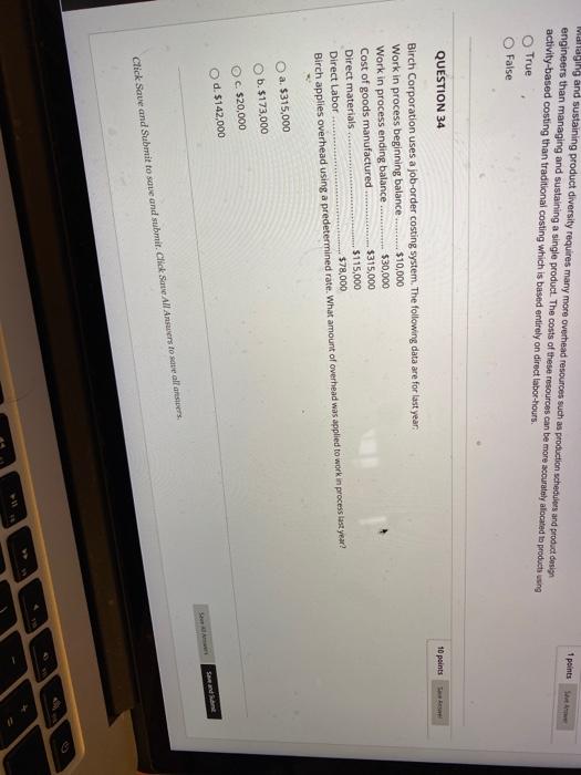 can you do this for me? 1 points Managing and sustaining product