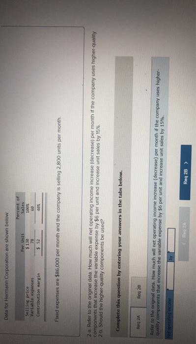 60 403 Fixed expenses are $86,000 per month and the company is