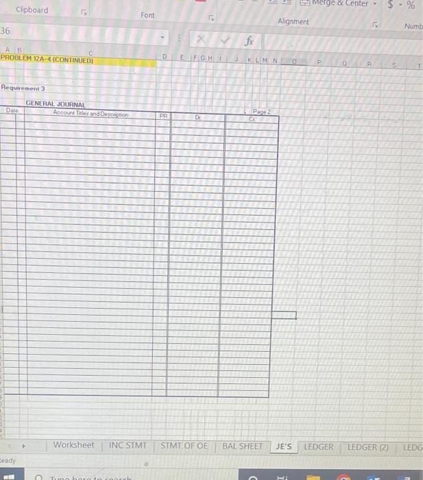 post-closing trial balance. 5. Journalize the reversing entry for wages accrued. A34