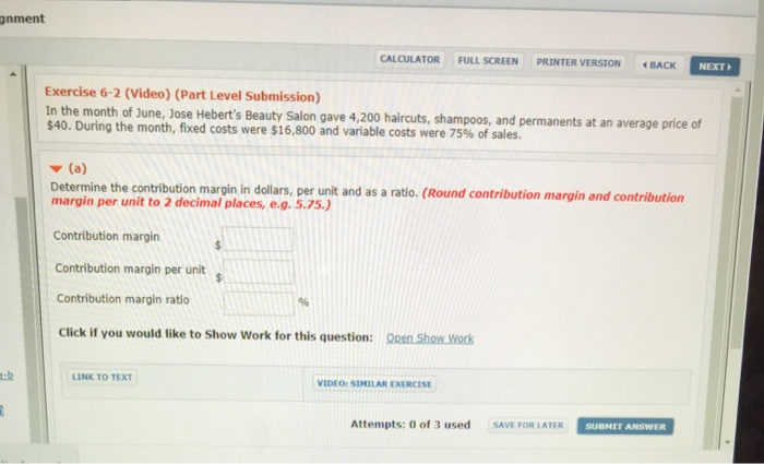and producing 118,800 units. Video) del Sales Cost of goods sold Selling