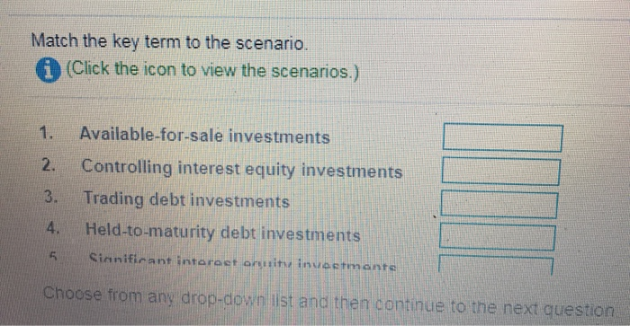  need some help matching these Match the key term to the