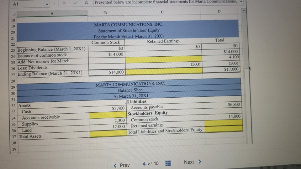 excel sheet just state the line # and answer ) t Calibri