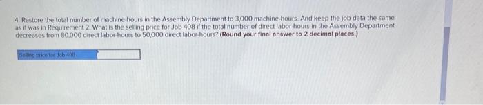 data the same as in the original example Consider a new job,