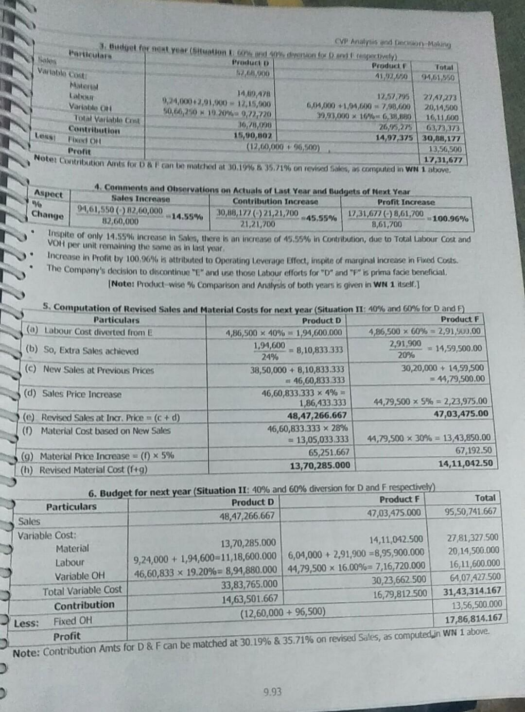 10 8 8 16 -2 Product B 25,000 75 14 12 9