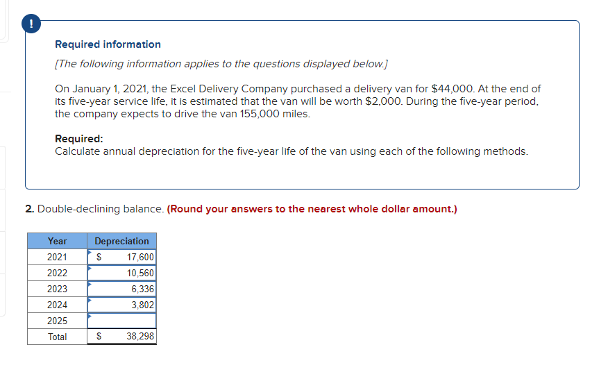 i need help with 2025 on both problems please Required information [The