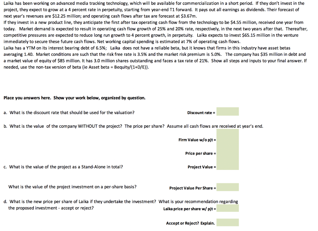 Laika has been working on advanced media tracking technology, which will