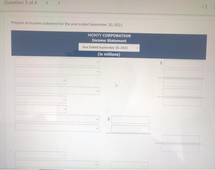 Current Attempt in Progress Monty Corporation, a public company is a large
