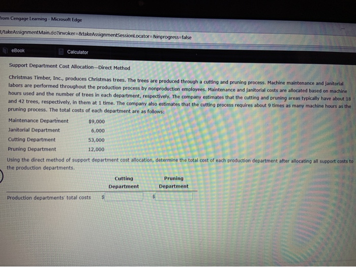  From Cengage Learning - Microsoft Edge t/take AssignmentMain.do?invoker=&takeAssignmentSessionLocator Binprogress=false eBook Calculator