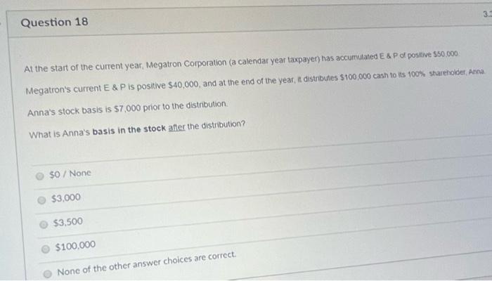 pts Question 19 At the beginning of the year, First Gear Corporation