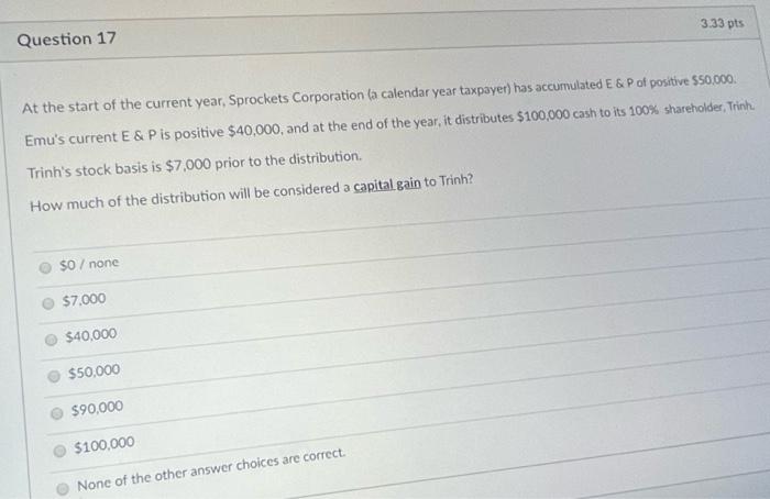 (a calendar year taxpayer) had accumulated E & P of $32,000 The