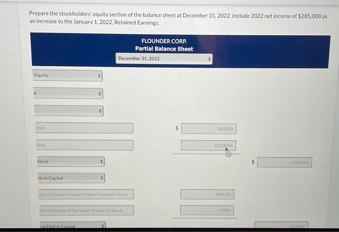 Stock Retained Earnings Treasury Stock (5,000 common shares) 15.000 480,000 693,000 40,000