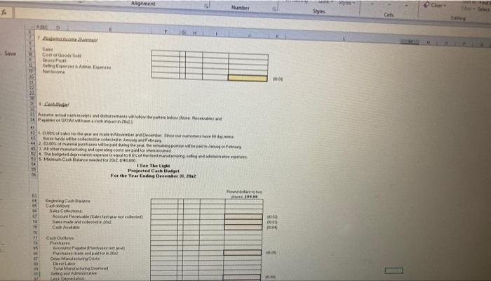of a lamp is calculated based upon the projected increases or decreases