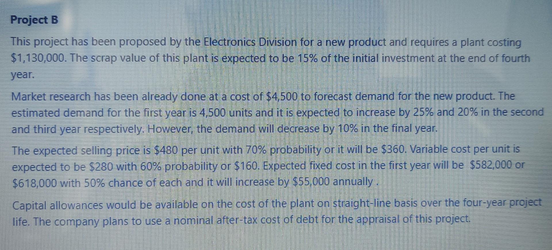 value (NPV), internal rate of return (IRR), Profitability index (PI), return on