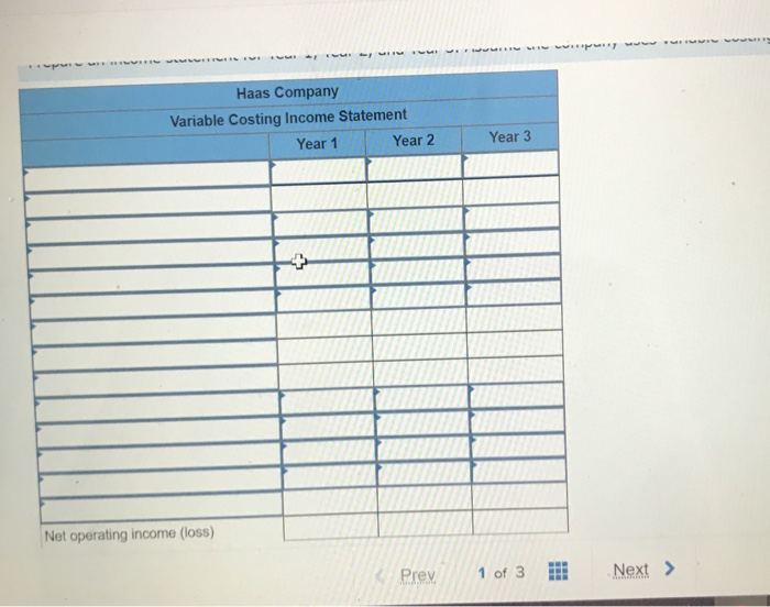 200,000 During its first year of operations, Haas produced 40,000 units and