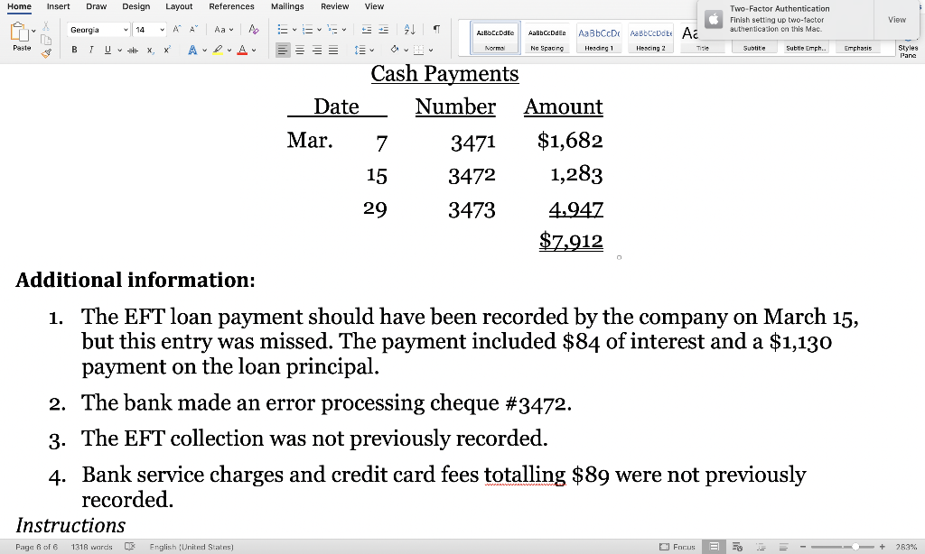Finish setting up two-factor authentication on this Mac. View YAP LTD. Bank