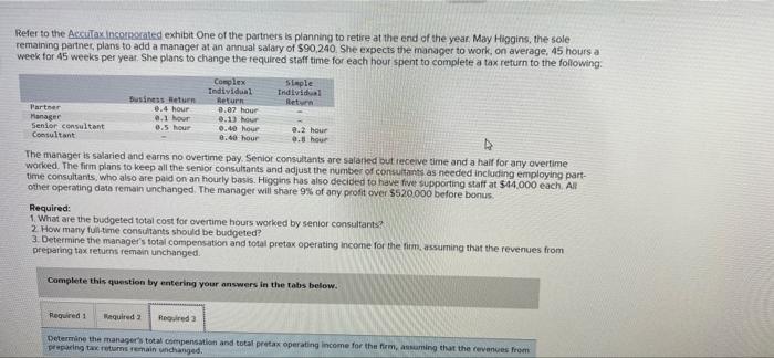 partners is planning to retire at the end of the year. May