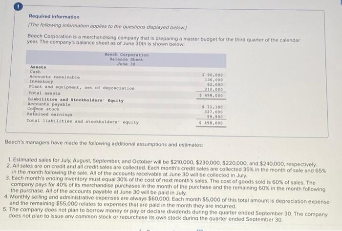  REQ 2A is mostly wrong.. Required information The following information applies
