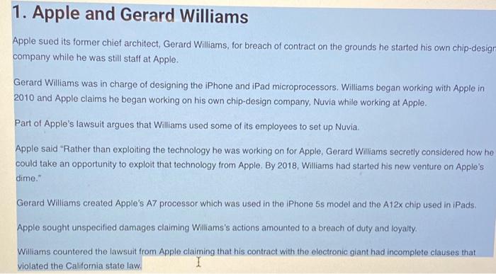 In a short paragraph, explain which article you found most controversial and