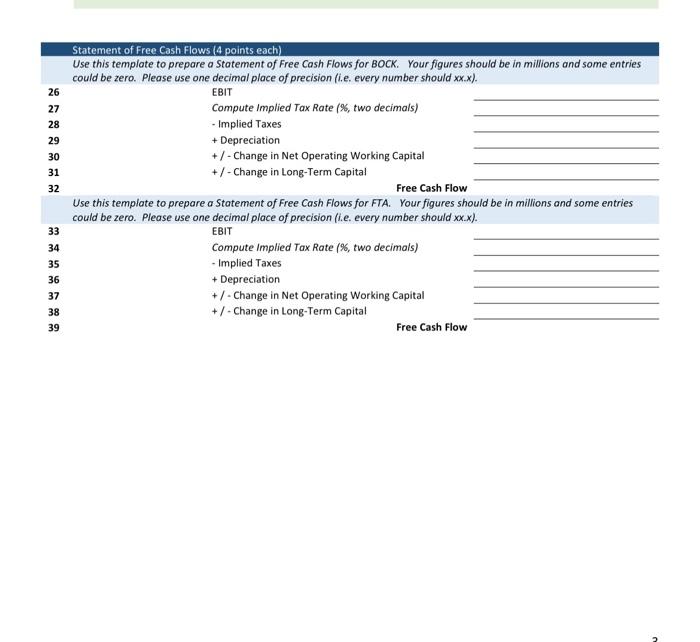 please do both 26 27 28 29 30 31 32 Statement of