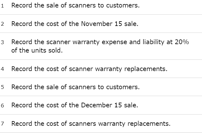 the company to replace any non-working scanner within 90 days. When a