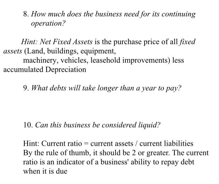 10 points each), 12, 13 (worth 5 points each) You must show