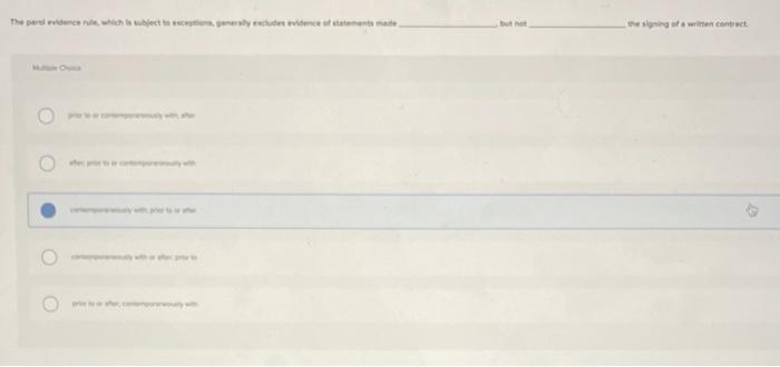 the first term in a written memorandum make clear the subject of