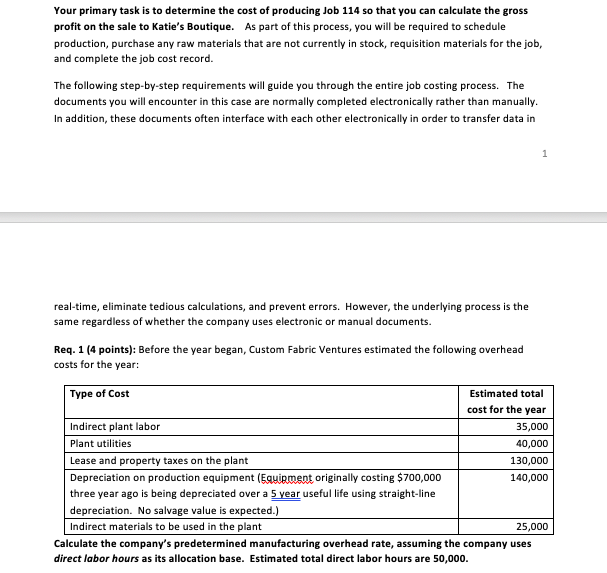 to job costing. Download the document, complete the required information, save the