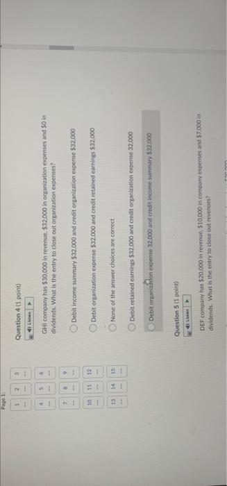 question 4 Page 1 1 2 3 Question 4 (1 pointi 4