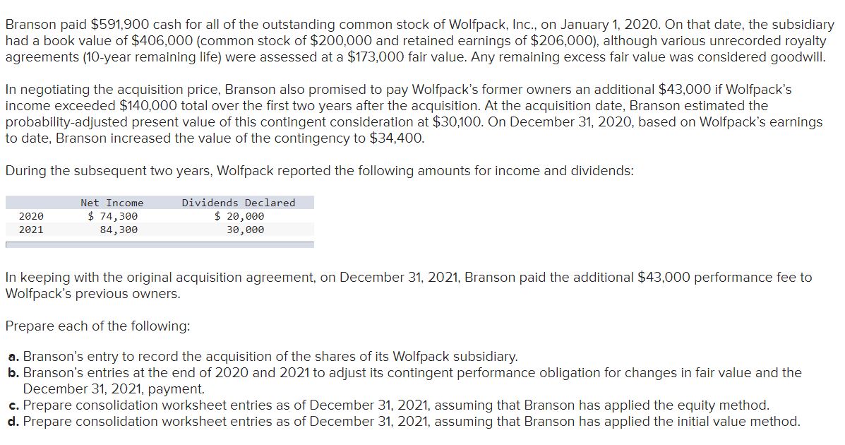 Can you please solve for C and D. The transaction list