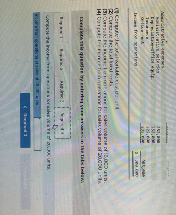 Direct labor Production supplies Plant manager salary Gross profit Selling expenses Sales