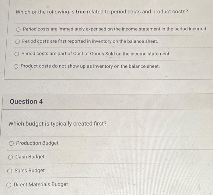 between two alternatives are known as: O Sunk Unavoidable O Relevant o