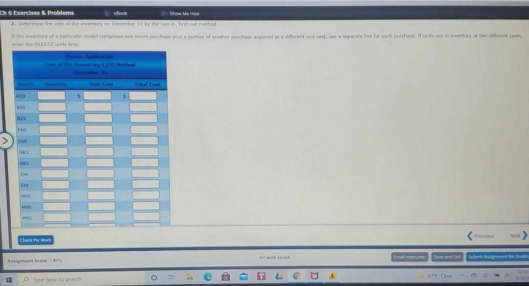 v2.cengagenow.com/ilm/takeAssignment/takeAssignment Main.do?inwoker=&takeAssignmentSessionLocator &inprogress-false !!! Apps Ch 6 Exercises & Problems eBook Show