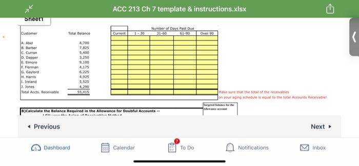 1360 Balance of AR on 12/31/2021 Balance of Allowance for Doubtful Accounts