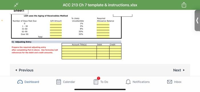 on 12/31/2021 BEFORE adjusting the books A) Net Realizable Value of Accounts