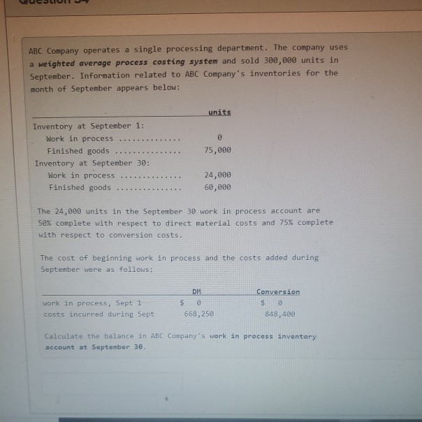  what is the answer? please label it as answe=?? ABC Company