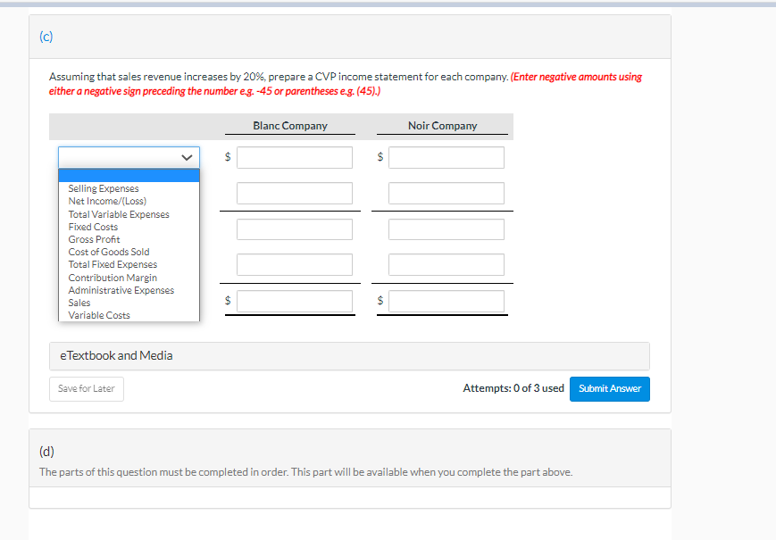 Company. (a1) Calculate Contribution margin ratio. (Round answers to 2 decimal places,