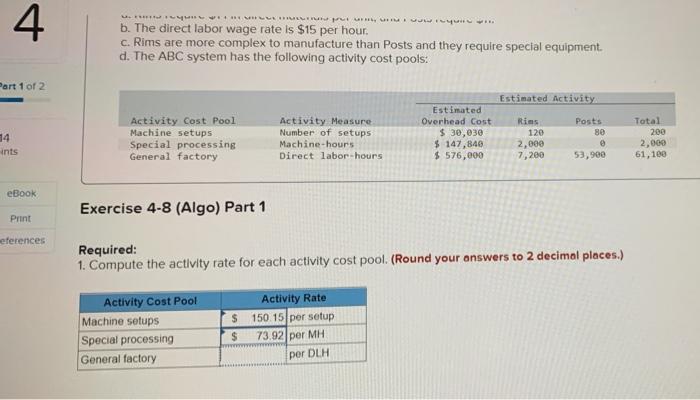 LO4-3) The following information applies to the questions displayed below) Performance Products