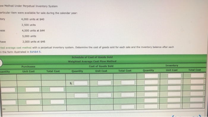 units of a particular Item were available for sale during the calendar