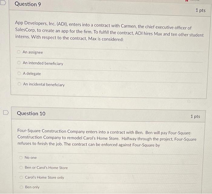 help me plss ty Question 9 1 pts App Developers, Inc. (ADI),