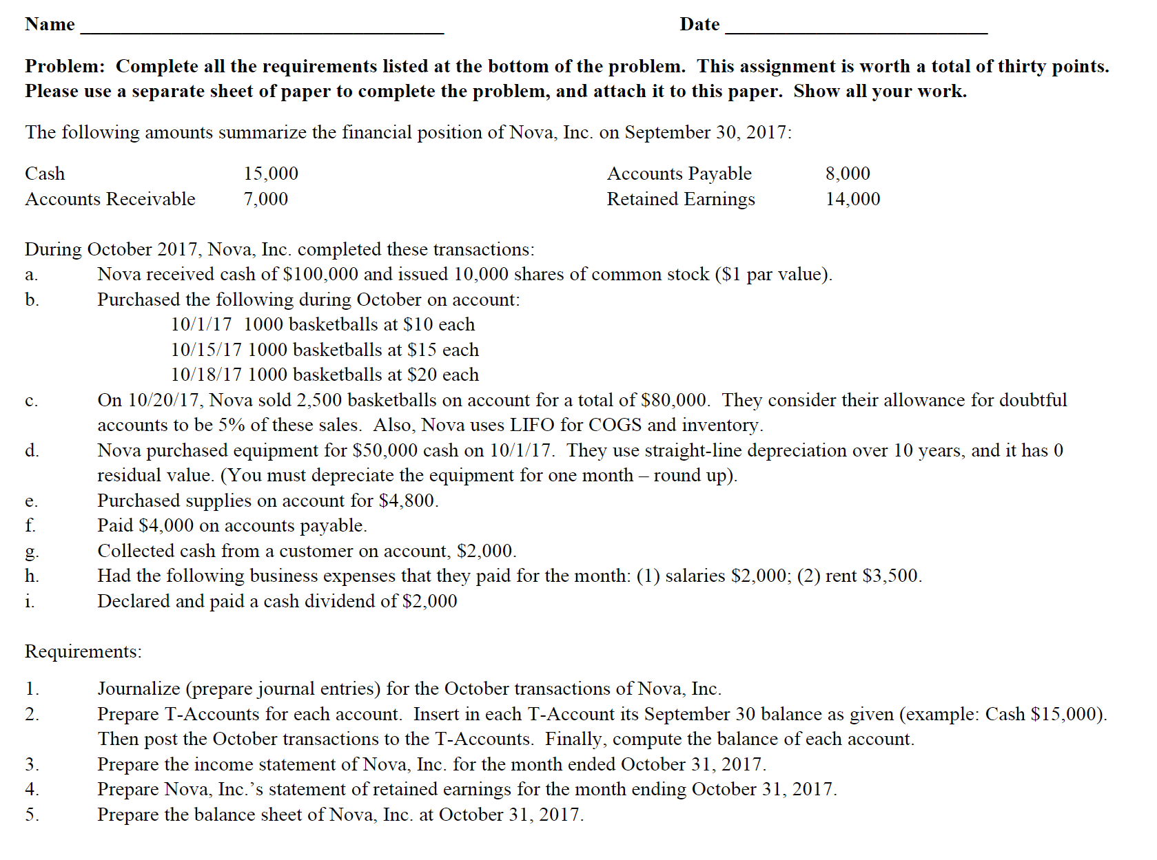 Could anyone help me out with this accounting comprehensive problem with steps