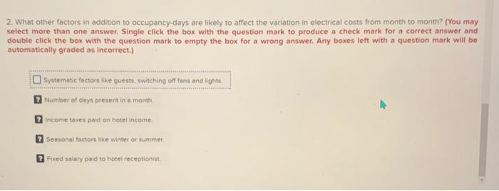 of the total electrical costs of the hotel and the number of